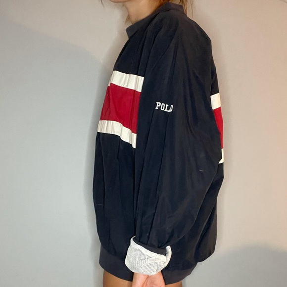 Tops - Polo sweatshirt/windbreaker